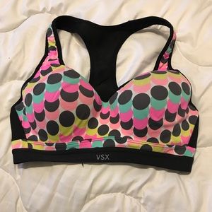 Polka Dot Sports Bra